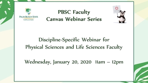 Thumbnail for Physical Sciences and Life Sciences