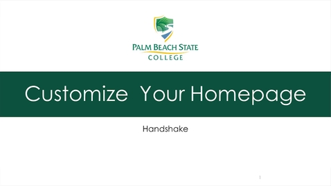 Thumbnail for 3 - Customize Your Homepage