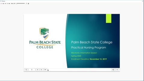 Thumbnail for entry PN Spring 2020 Electronic Information Session