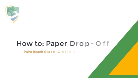 Thumbnail for entry WCO - How to Paper Drop Off