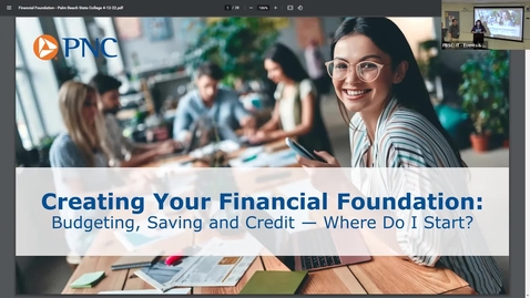 Thumbnail for entry Creating Your Financial Foundation: Budgeting, Saving and Credit — Where Do I Start? (Money Smart Week 2022)