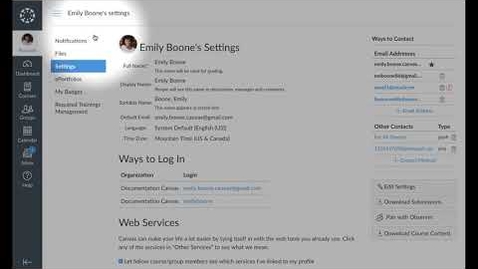 Thumbnail for Canvas   Notification Preferences