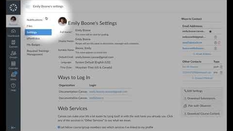 Thumbnail for entry Canvas   Notification Preferences