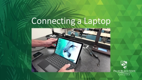 Thumbnail for Connecting a Laptop