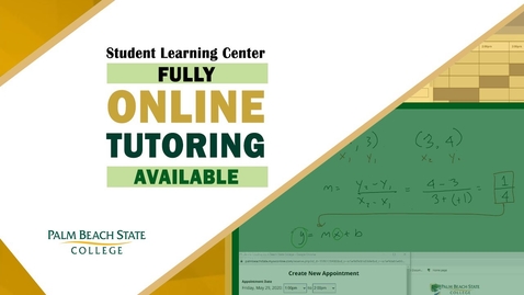 Thumbnail for entry Fully Online SLC Tutoring Available