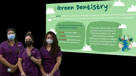 Thumbnail for entry Dental Posters - Green Dentistry