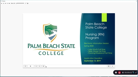 Thumbnail for Spring 2020 RN Electronic Information Session