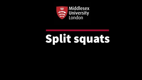 Thumbnail for Split squats