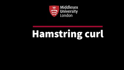 Thumbnail for Hamstring curl
