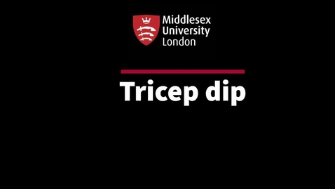 Thumbnail for Tricep dip