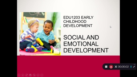 Thumbnail for Social and Emotional Development - January 14th 2021, 11:47:24 am