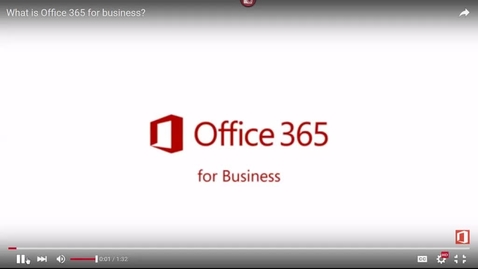 Thumbnail for entry What is Office 365 for Business - 2016 Mar 21 04:46:45