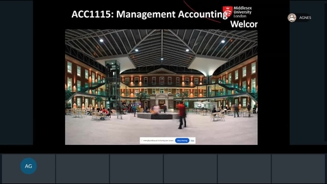 Thumbnail for Rec - Feb 28, 2025 3:12 PM - ACC1115 Agnes' Session