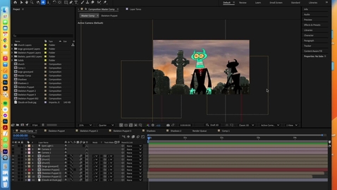 Thumbnail for Using 3d Cameras in After Effects