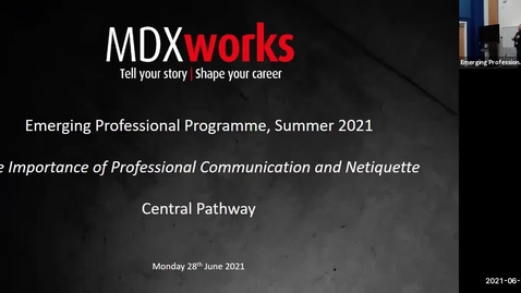 Thumbnail for EPP - Professional Communication and Netiquette