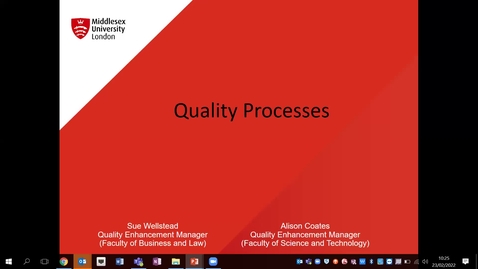 Thumbnail for  Quality Processes LTWS 23.02.22