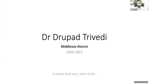 Thumbnail for entry Dr Drupad Trivedi, CAMS Lecturer in Analytical &amp; Measurement Science, University of Manchester