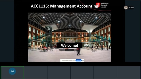 Thumbnail for Rec - Feb 28, 2025 3:44 PM - ACC1115 Agnes' Session