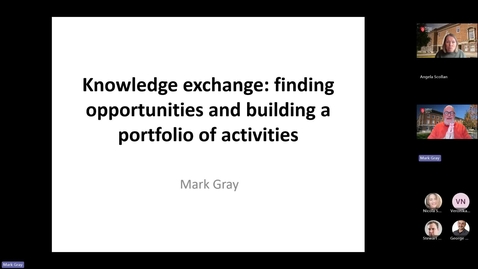 Thumbnail for Knowledge Exchange: Finding Opportunities and Building A Portfolio of Activities 3.11.2025