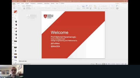 Thumbnail for Rec - 6 May 2020 13:10 - Dept of Design Engineering and Mathematics.mp4
