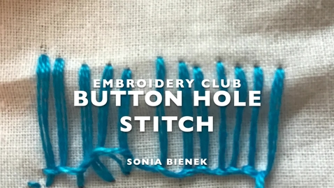 Thumbnail for entry Button Hole Stitch