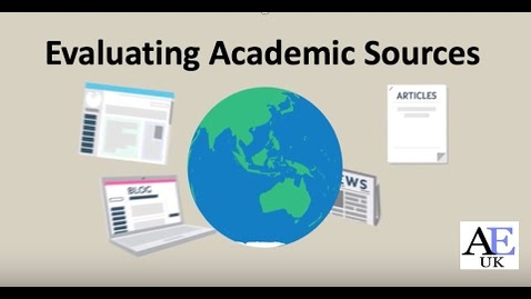 Thumbnail for entry Evaluating Academic Sources