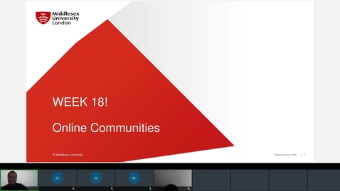 Thumbnail for entry Clip of Week 18 - Online Communities_1