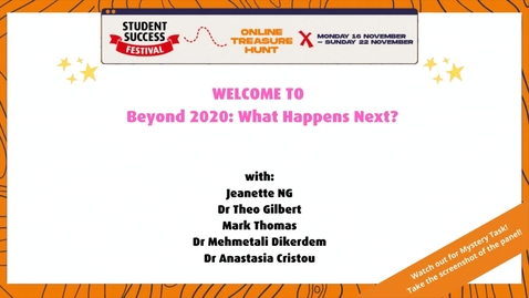 Thumbnail for SSF 2020: Beyond 2020: What Happens Next?