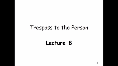 Thumbnail for Lecture 8 - 2018 Nov 26 