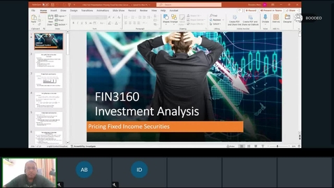 Thumbnail for Rec - Feb 23, 2024 1:20 PM - 2023_24_FIN_3160_INVESTMENT_ANALYSIS
