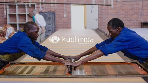 Thumbnail for entry Hand Screen Printing in Repeat for Production: Kudhinda Fabrics, Africa