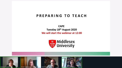 Thumbnail for Rec - 18 Aug 2020 11:59 - CAPE Academic Development.mp4