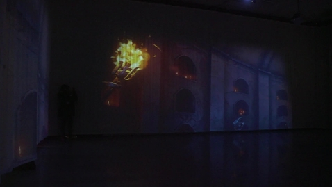 Thumbnail for entry Agency (Installation - Dance on Screen) - Carolina Vidal - Walk Through of Screen Installation (Fri)