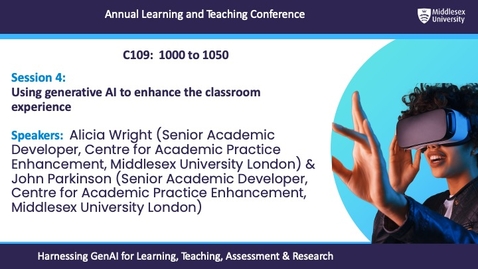 Thumbnail for Strand 4: Using Generative AI to Enhance the Classroom Experience