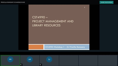 Thumbnail for Rec- Apr 30, 2026 5:10 PM - Dr Priscilla Ramsamy Drop in Session.mp4