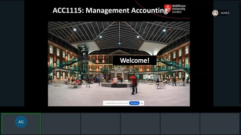 Thumbnail for Rec - Feb 28, 2025 3:27 PM - ACC1115 Agnes' Session