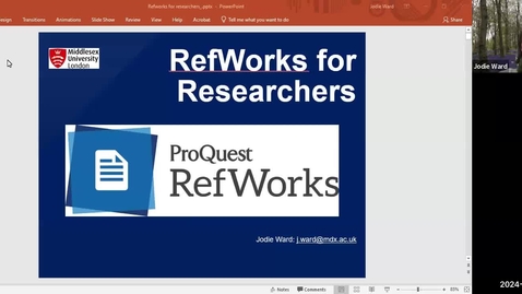 Thumbnail for RefWorks 4 Researchers