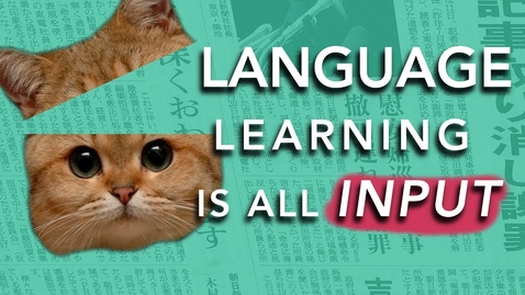 Thumbnail for entry How to Learn a Language: INPUT  (Why most methods don't work)