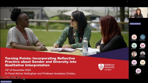 Thumbnail for Turning Points: Incorporating Reflective Practice about Gender and Diversity into Qualitative Interpretation 20.11.2025