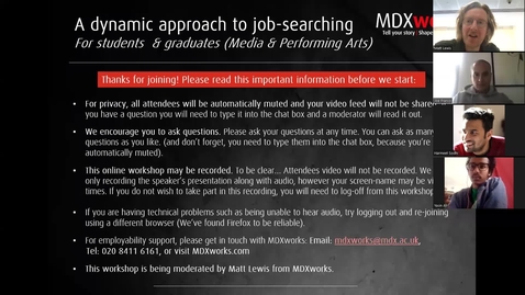 Thumbnail for entry A Dynamic Approach to Job-Searching