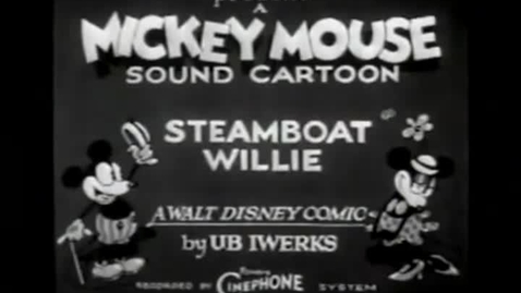 Thumbnail for entry DISNEY STUDIOS - STEAMBOAT WILLIE - 1928 USA