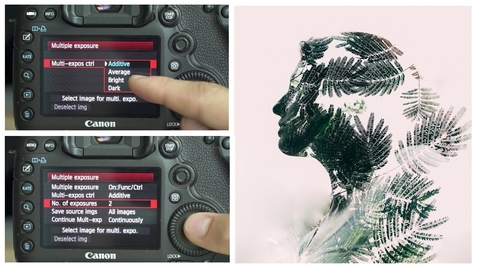Thumbnail for entry 5D Mark 3 Camera Settings for a Double Exposure Multiple Exposure