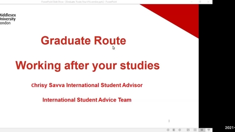 Thumbnail for entry International Student Advice Team