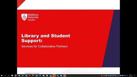 Thumbnail for entry Library and Student Support (10/11/2021)