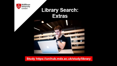 Thumbnail for Library Search Extras - August 27th 2020, 1:36:23 pm