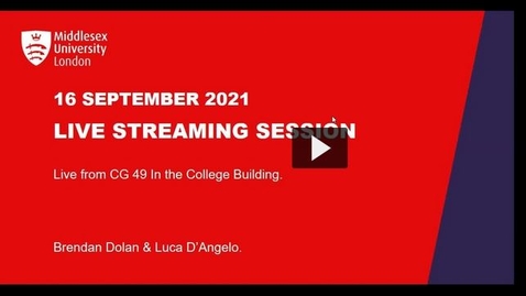 Thumbnail for entry Live Streaming Classroom Demo Sept 2021