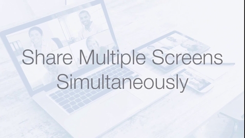 Thumbnail for entry Share Multiple Screens Simultaneously Zoom