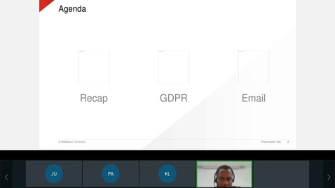 Thumbnail for entry Clip of Week 21 - Email and GDPR_1