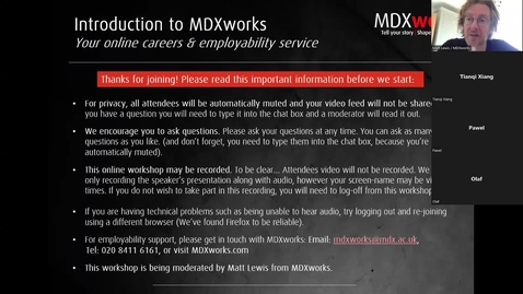 Thumbnail for entry Introduction to MDXworks