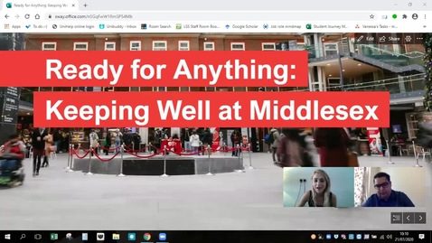 Thumbnail for 20-21: Ready for Anything: Keeping well at MDX